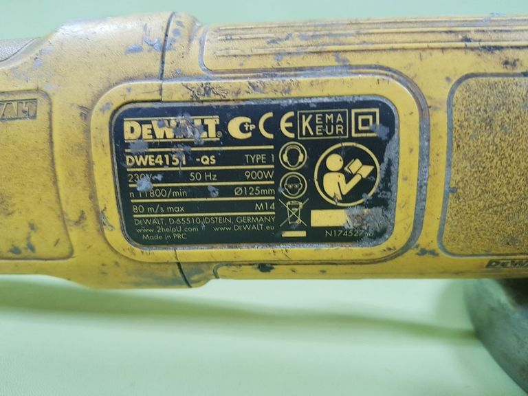 Dewalt DWE4151 Код:01-200810583. Изображение 5