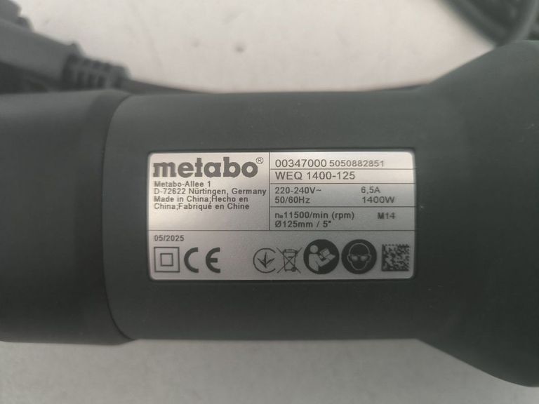 Дешиво Metabo weq 1400-125 с ломбарда