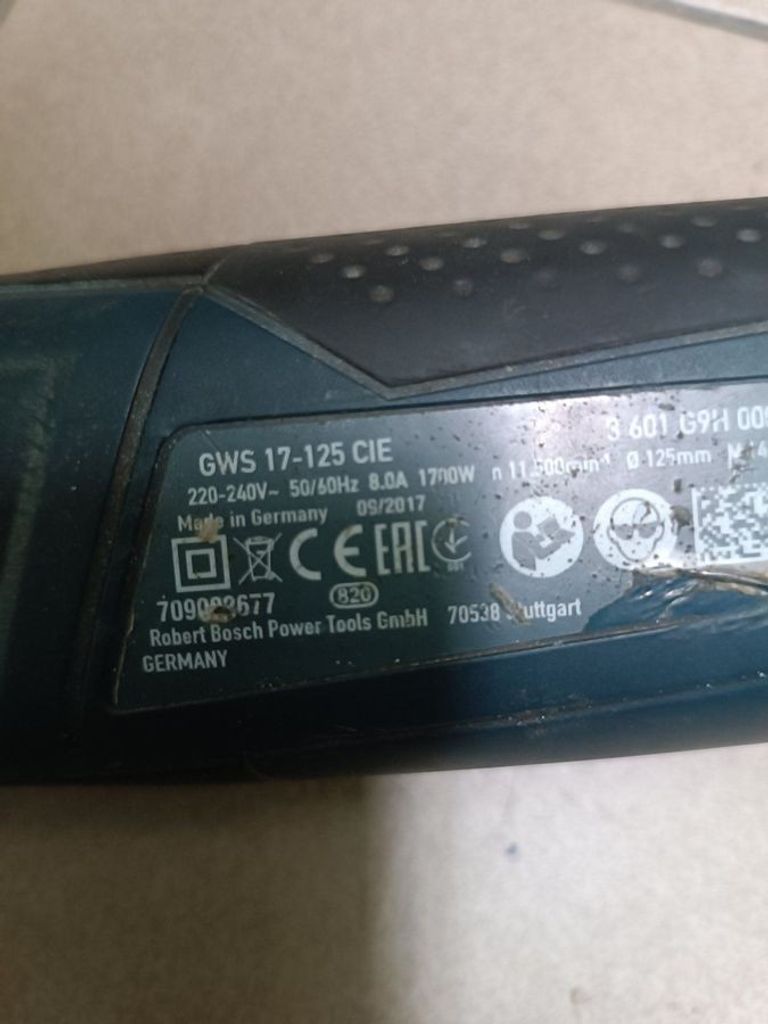 Оголошення Bosch gws 17-125 cie Б/У