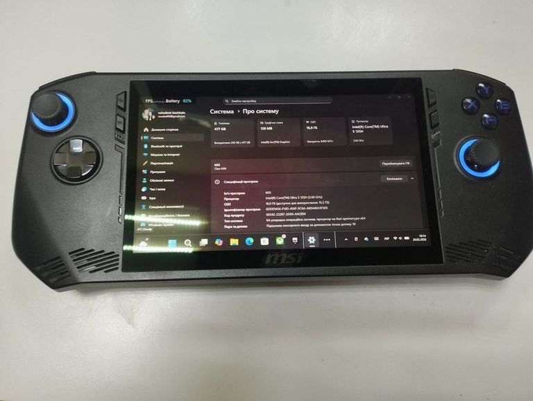 Дешиво Msi claw a1m 512 gb с ломбарда