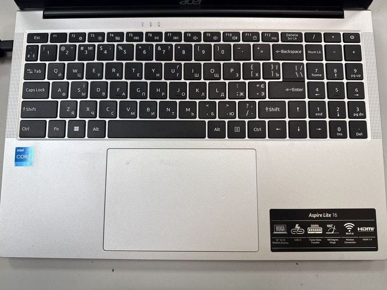 Оголошення Acer 15/core i3-1305u ddr5/16gb ddr5/hdd *відсутній/ssd 512 gb/*інтегрована Б/У