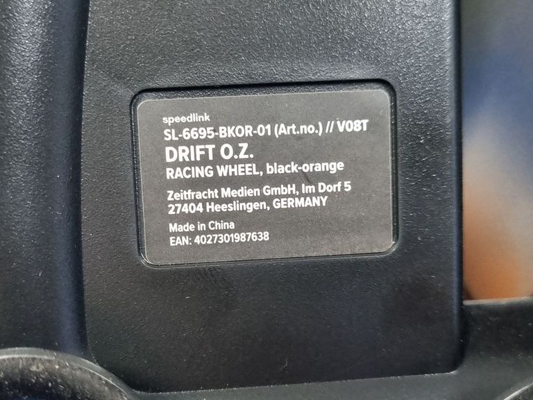 Розпродаж Speed-Link drift o.z. racing wheel pc,-orange, продавець Техноскарб