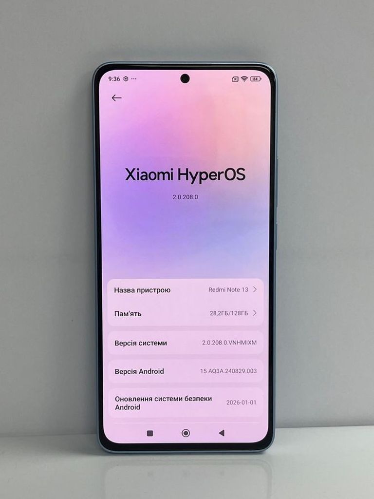 Оголошення Xiaomi redmi note 13 4g 6/128gb Б/У