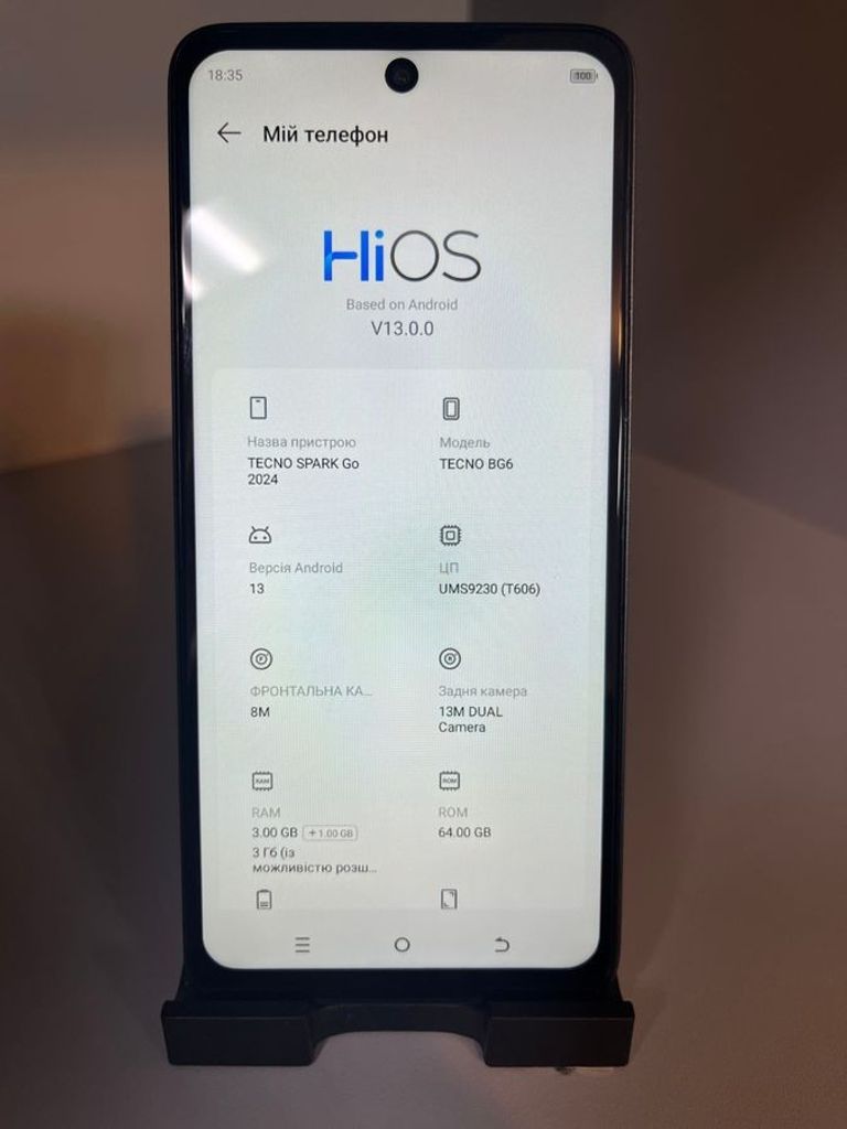 Tecno spark go 2024 3/64gb Код:01-200906231. Зображення 10