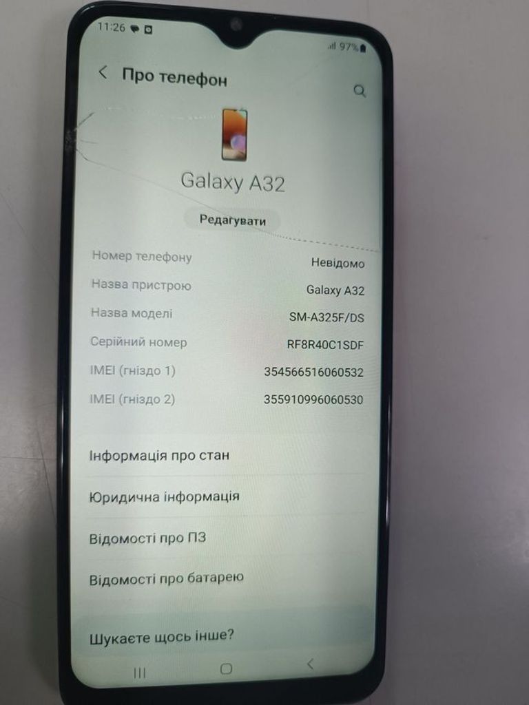 Купить Samsung a325f galaxy a32 4/128gb Б/У