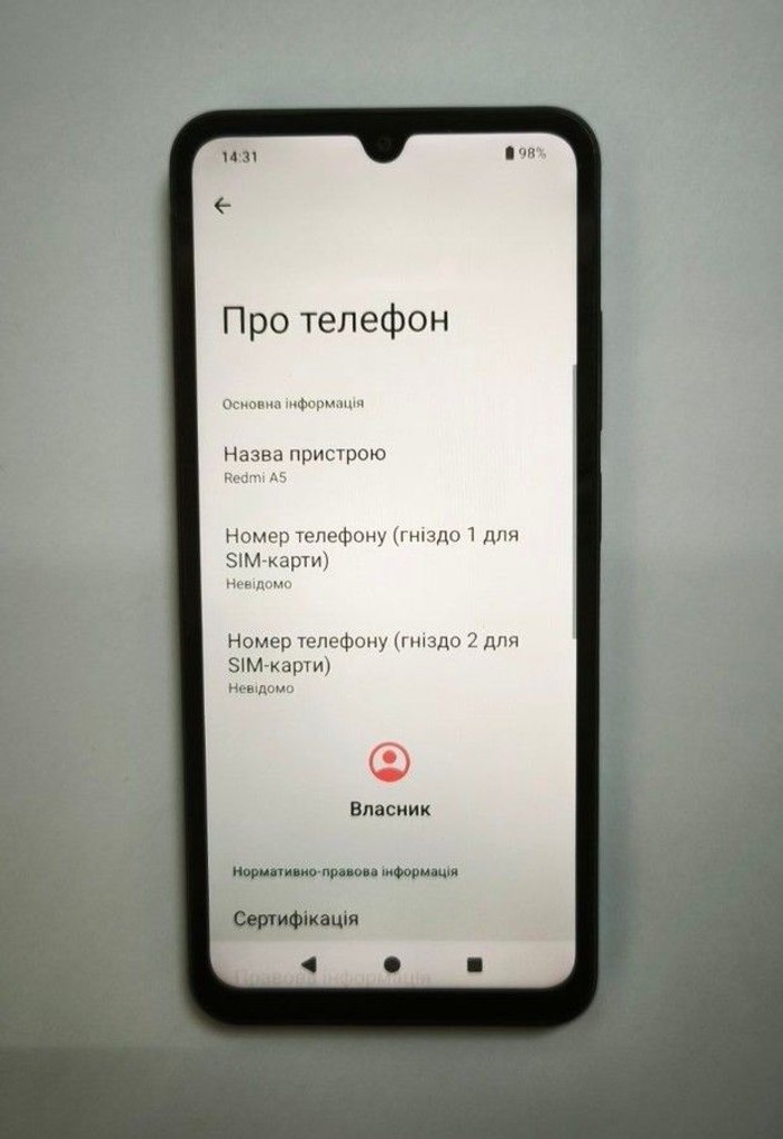 Объявление Xiaomi redmi a5 4/128gb Б/У