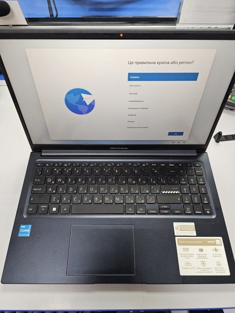 Дешево Asus 15/core i3-1215u ddr5/12gb ddr5/hdd *відсутній/ssd 512 gb/*інтегрована з ломбарду