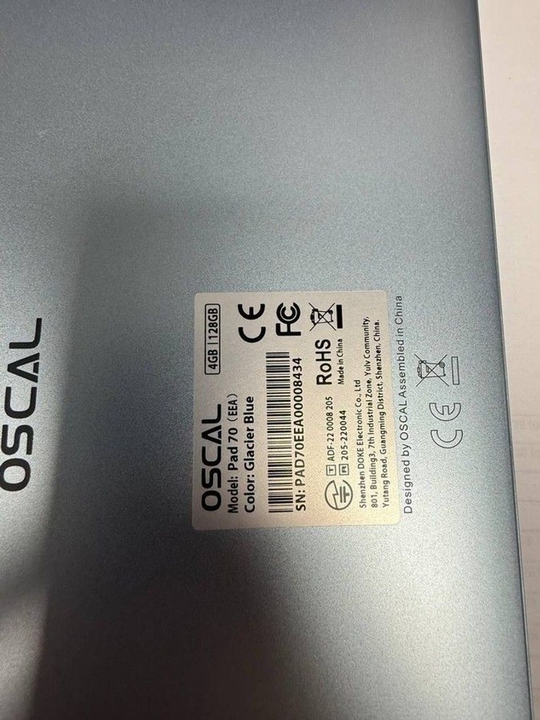 Распродажа Oscal Pad 70 4/128GB Misty Blue, продавец Техноскарб