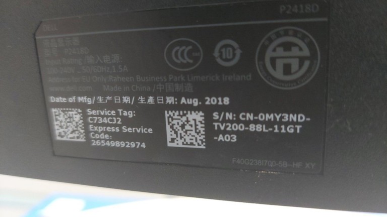 Dell p2418d Код:01-200983378. Зображення 6