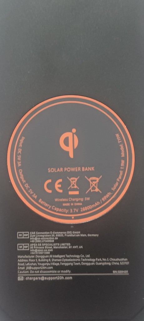 Solar Power Bank 320H25 Код:null. Зображення 5