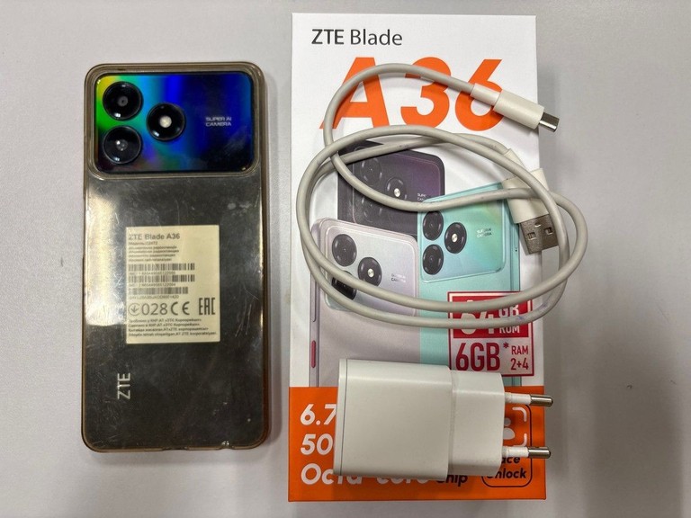 Розпродаж Zte Blade A36 2/64GB Green, продавець Техноскарб