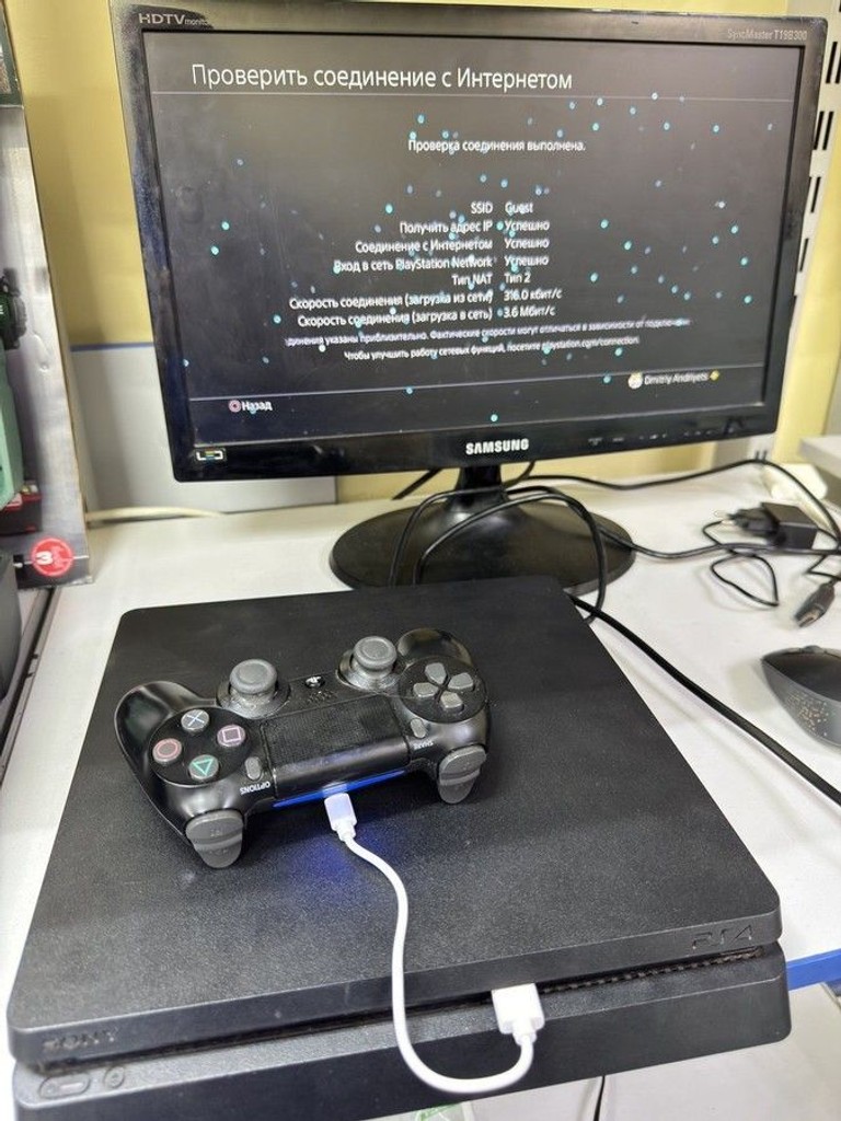 Купить Sony playstation 4 slim 500gb Б/У