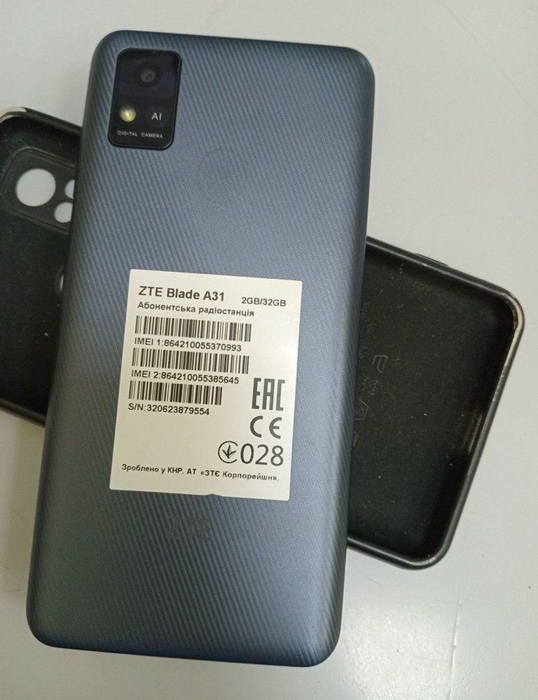Купить Zte Blade A31 2/32GB Gray Б/У
