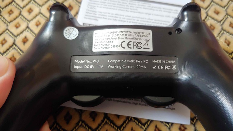 Джойстик ПК Dualshock 4 Sony Playstation 3, 4 Игровой геймпад беспроводный Gaminja P48 новый Код:null. Зображення 4