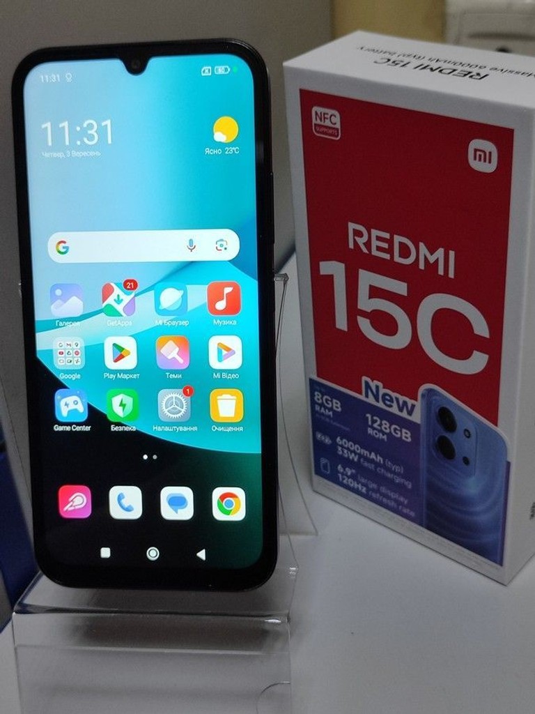 Объявление Xiaomi redmi 15c 4g 4/128gb Б/У