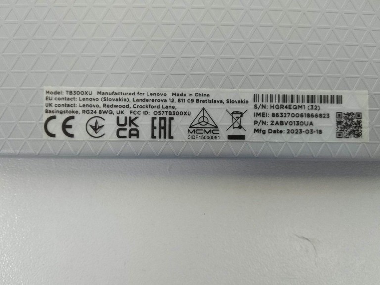 Оголошення Lenovo tab m8 tb300xu 3/32gb lte Б/У