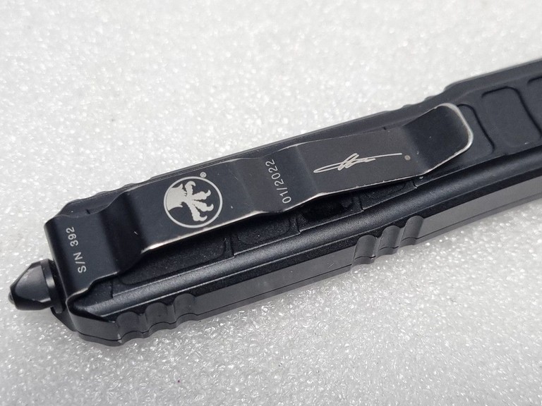 Дешево Microtech Ultratech Gen IV D/E Stonewash Standard Black (11224-10) з ломбарду