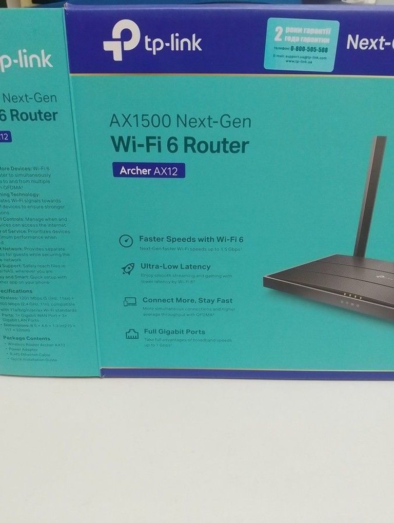 Объявление Tp-link Archer AX12 Б/У