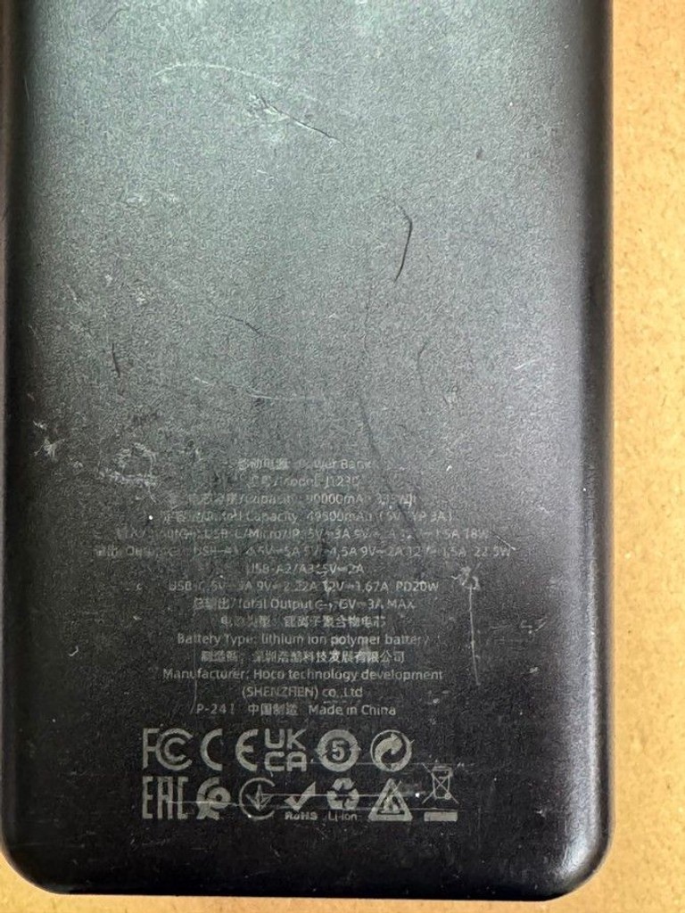 Распродажа Hoco J123D Element 90000mAh 22.5W Black, продавец Техноскарб