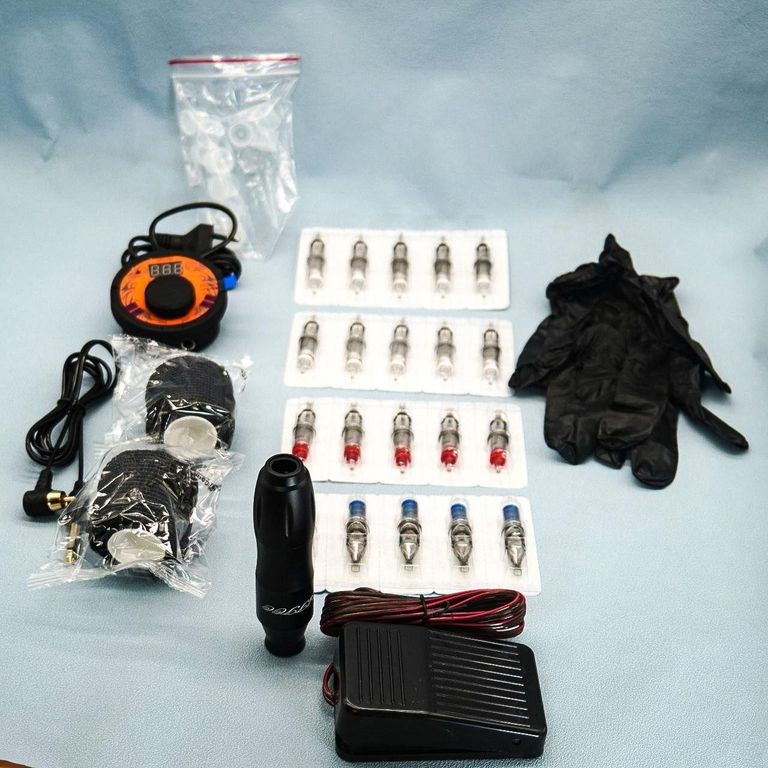 Машинка для татуажу: повний комплект з усіма необхідними аксесуарами. Новий. Код:null. Зображення 4