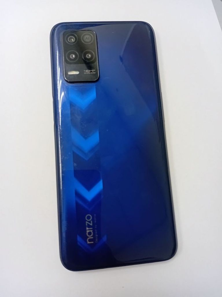 Купить realme Narzo 30 5G 4/128GB NFC Blue Б/У
