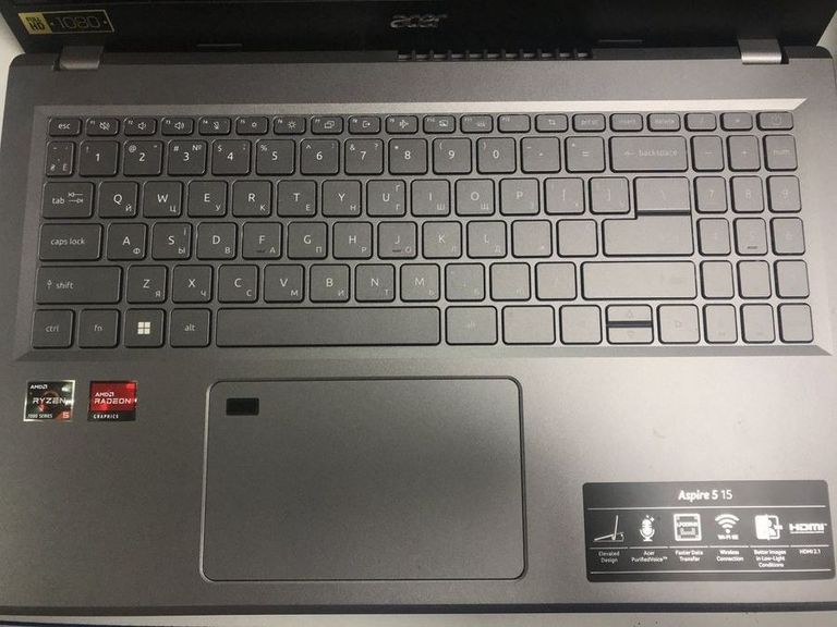 Розпродаж Acer 15/ryzen 5 7430u ddr4/16gb ddr4/hdd *відсутній/ssd 512 gb/*інтегрована, продавець Техноскарб