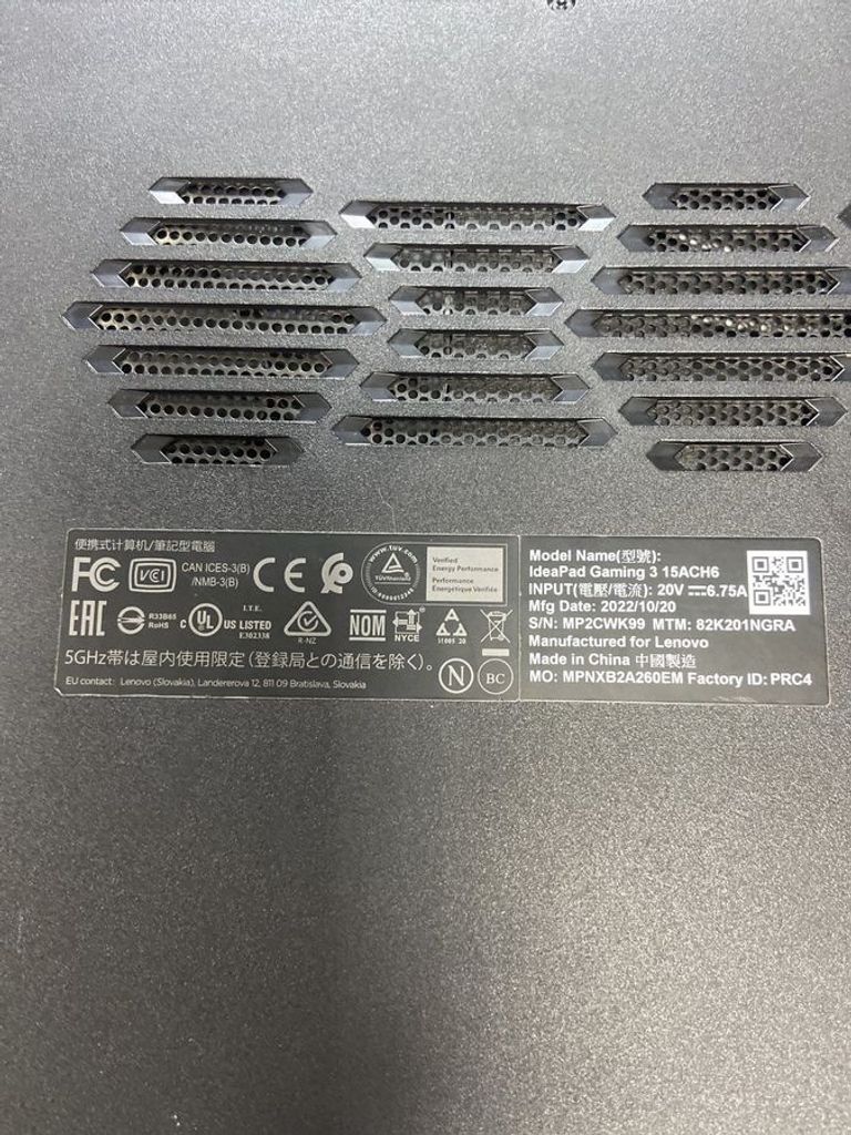 Lenovo 15/ryzen 5 5600h ddr4/16gb ddr4/hdd 1000 gb/ssd 256 gb/geforce rtx3050 4gb Код:01-200773102. Изображение 5