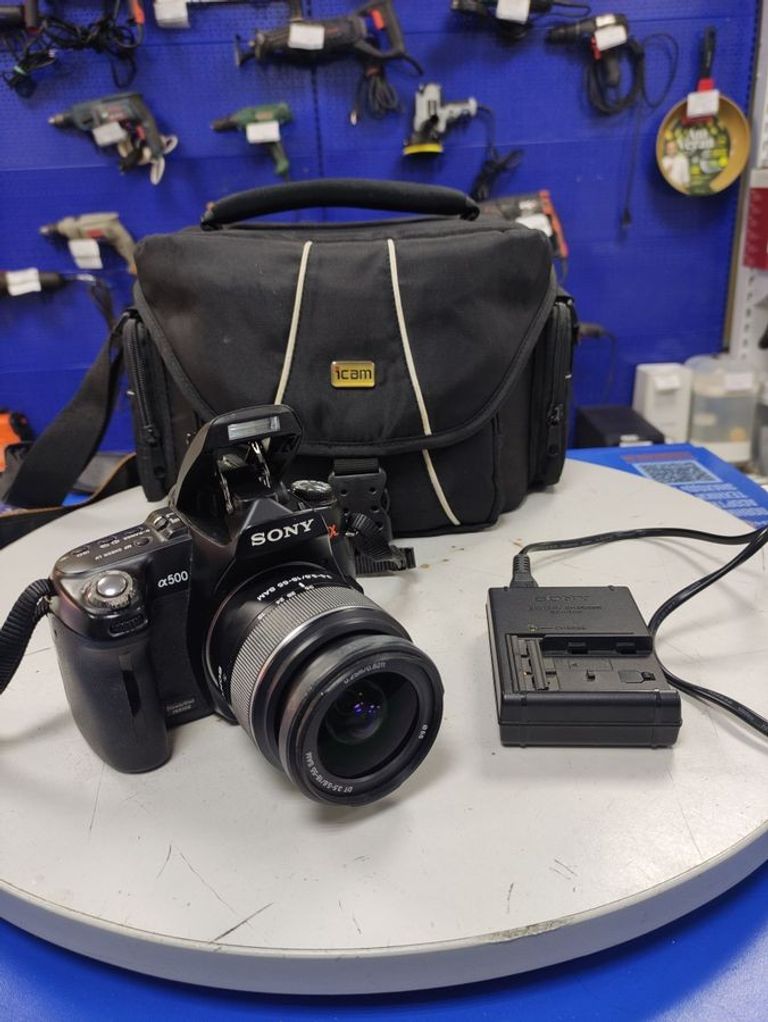 Купити Sony alpha dslr-a500 + sal 1855 Б/У