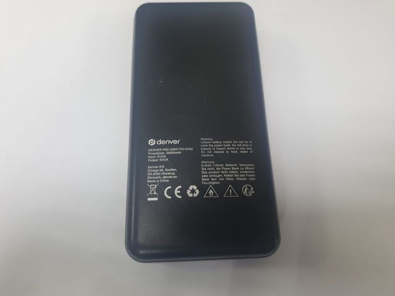 Объявление Denver PBS-20007 20000mAh Black Б/У