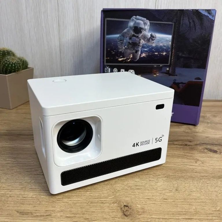 Дешево Розумний проектор 4K, 4 ядра, X6 Android 10, Wi-Fi, 2K відео, Full HD 1080P, міні-проектор для домашнього кінотеатру з ломбарду