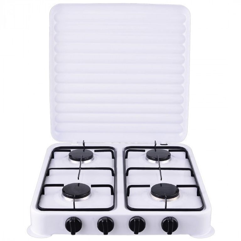 Купити Настільна газова плита, плита на 4 конфорки Domotec MS 6604, таганок Б/У