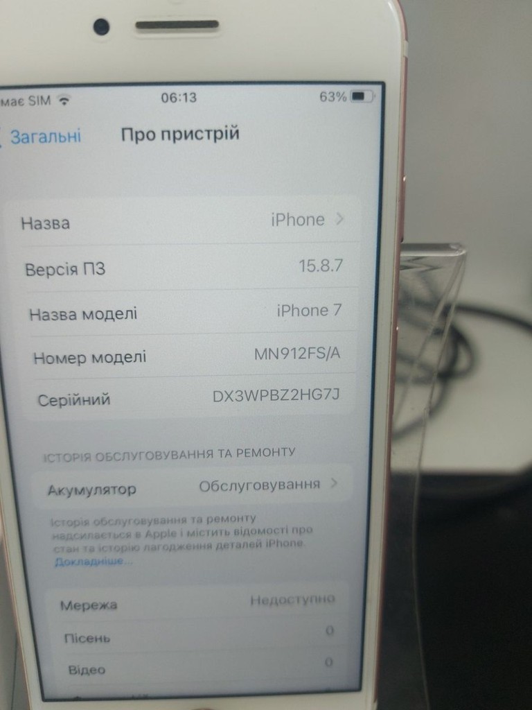 Оголошення Apple iphone 7 32gb Б/У