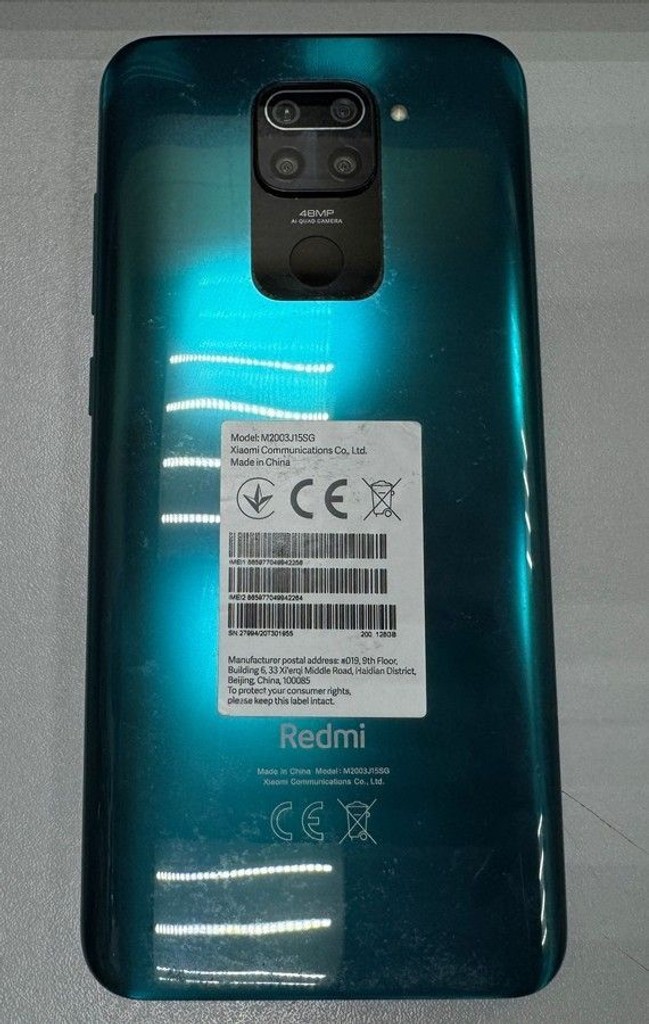 Дешиво Xiaomi Redmi Note 9 4/128GB Blue (no NFC) с ломбарда