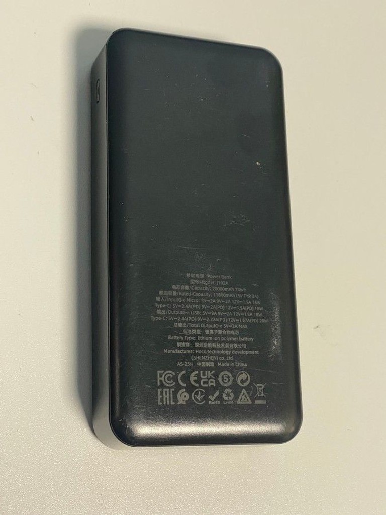 Розпродаж Hoco J102A Cool Figure 20000mAh 20W Black, продавець Техноскарб