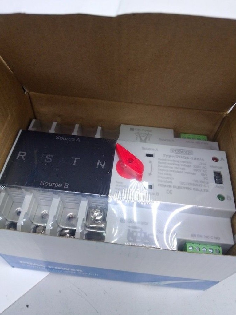 Купить Tomzn 4p125A I-0-II (TOQ5-125/4) Б/У