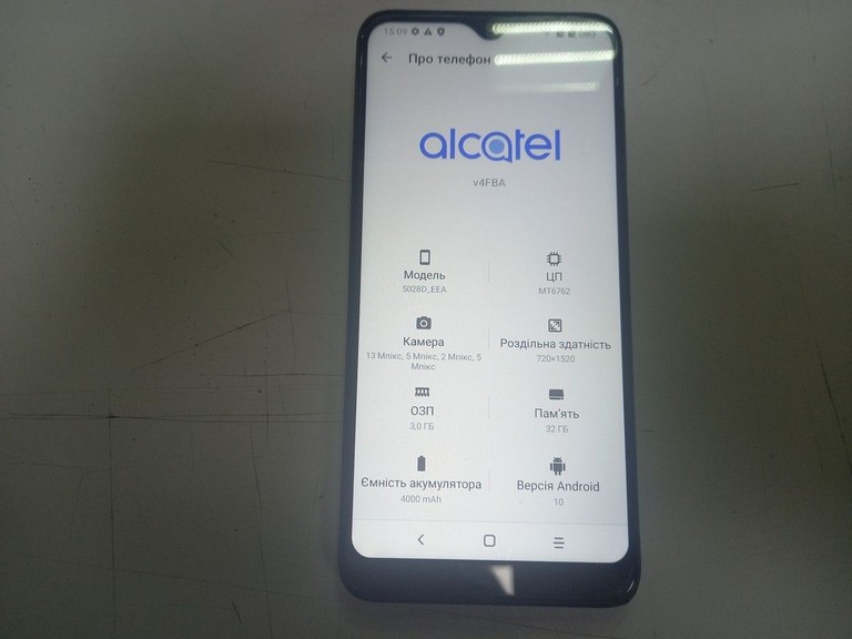 Alcatel 1s 5028d 3/32gb Код:01-200974021. Зображення 5