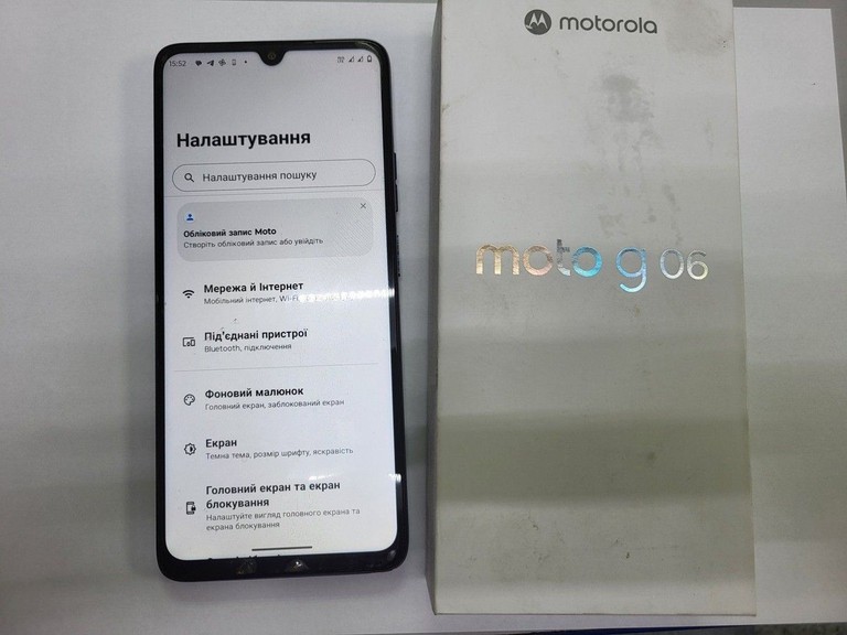 Купити Motorola moto g06 4g 4/64gb tendril Б/У