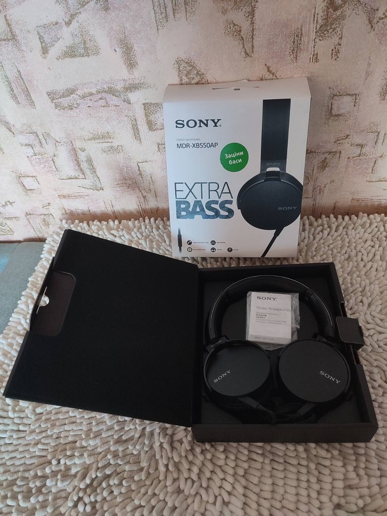 Объявление Sony Extra Bass MDR XB550AP Б/У