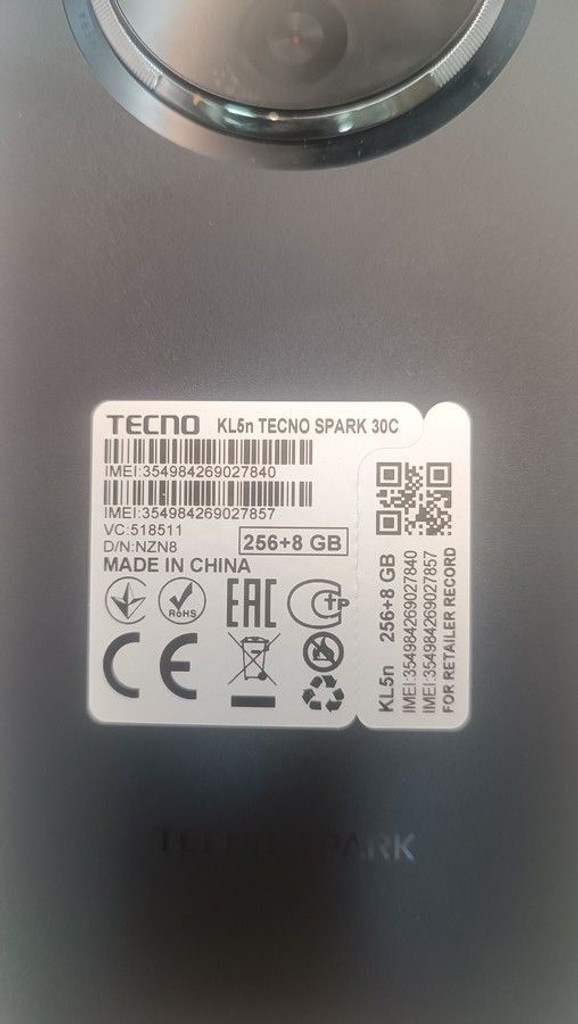 Tecno spark 30c kl5n 8/256gb Код:01-201011273. Зображення 10
