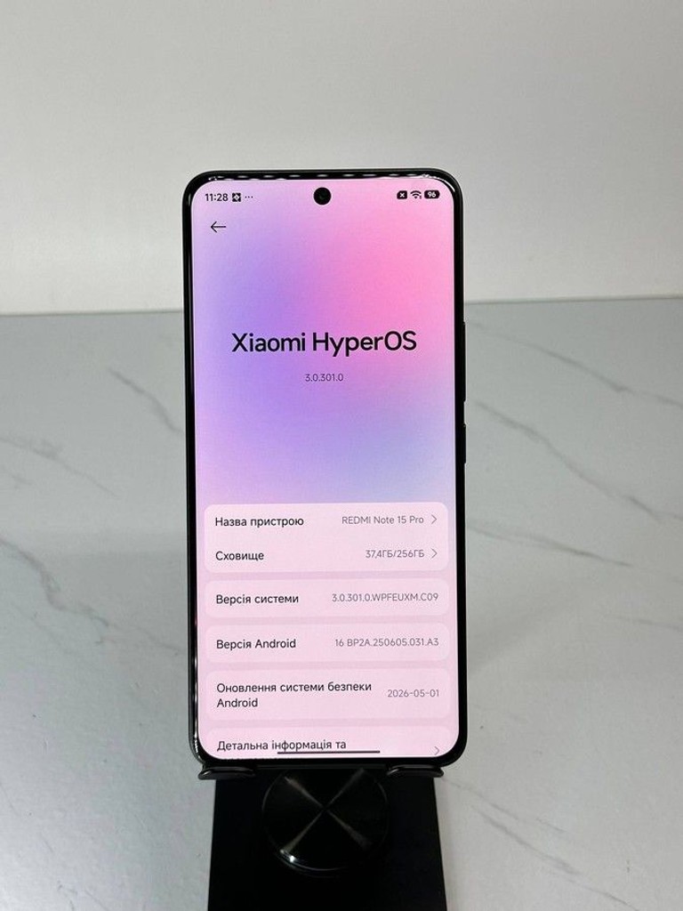 Объявление Xiaomi Redmi Note 15 Pro 4G 8/256GB Glacier Blue Б/У