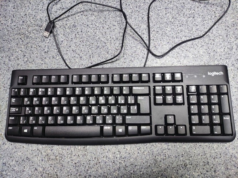 Объявление Logitech k120 Б/У