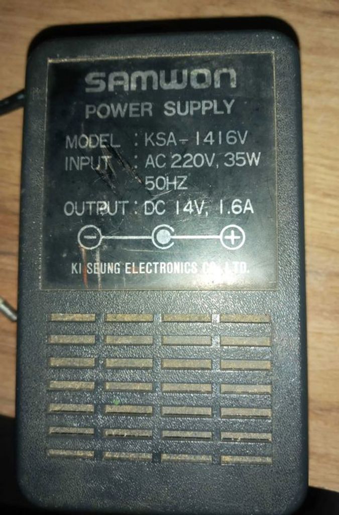 Преобразователь тока, адаптер AC/DC (220V-14V) SamWon KSA-1416V