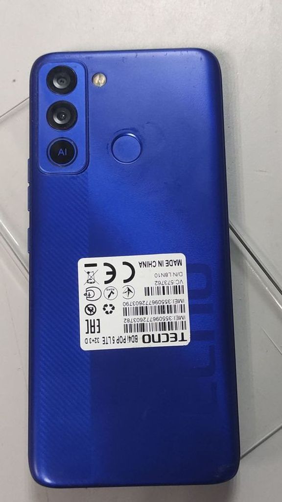 Оголошення Tecno pop 5 3/32gb Б/У
