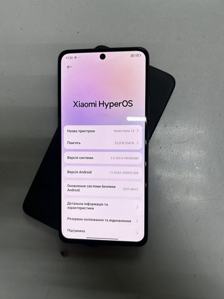 Оголошення Xiaomi redmi note 13 4g 8/256gb Б/У