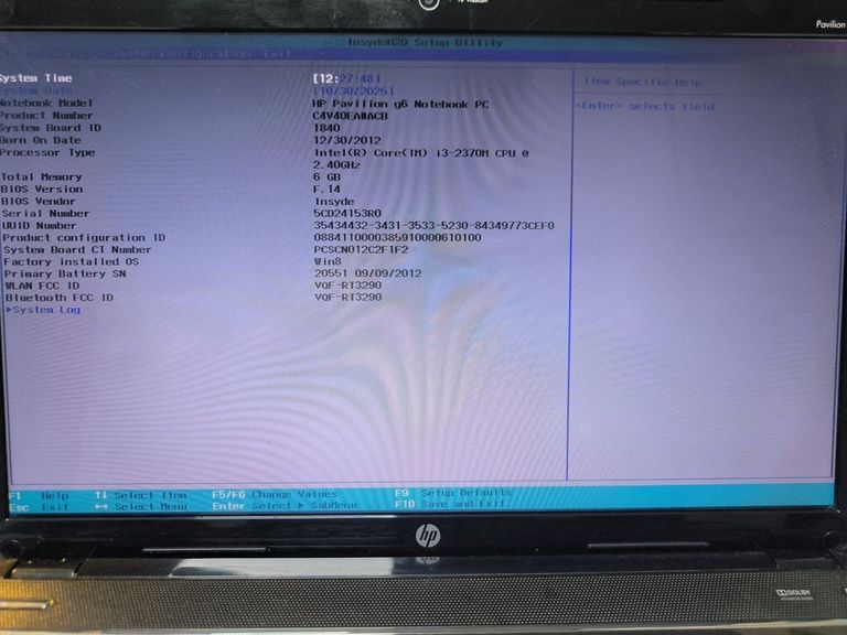 Розпродаж Hp 15/core i3 2370m ddr3/6gb ddr3/hdd *відсутній/ssd 48 gb/*інтегрована, продавець Техноскарб