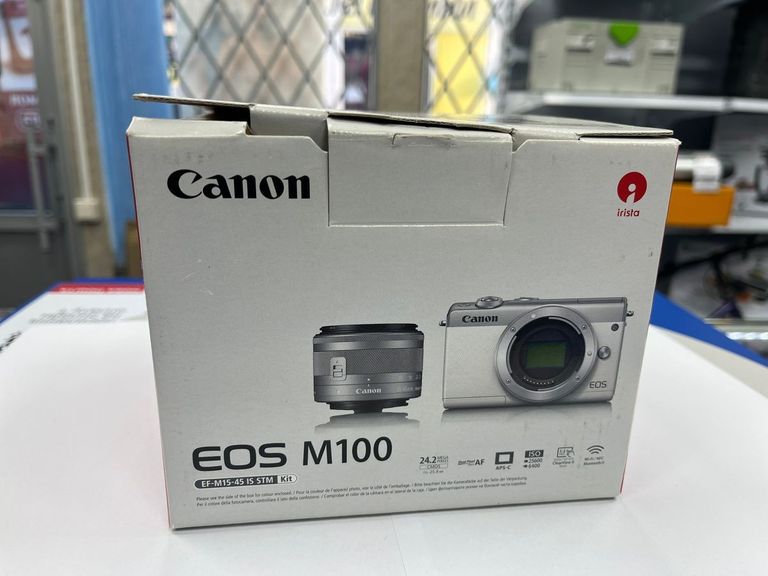 Canon eos m100 canon ef-m 15-45mm f/3.5-6.3 is stm zoom Код:01-200811594. Зображення 6