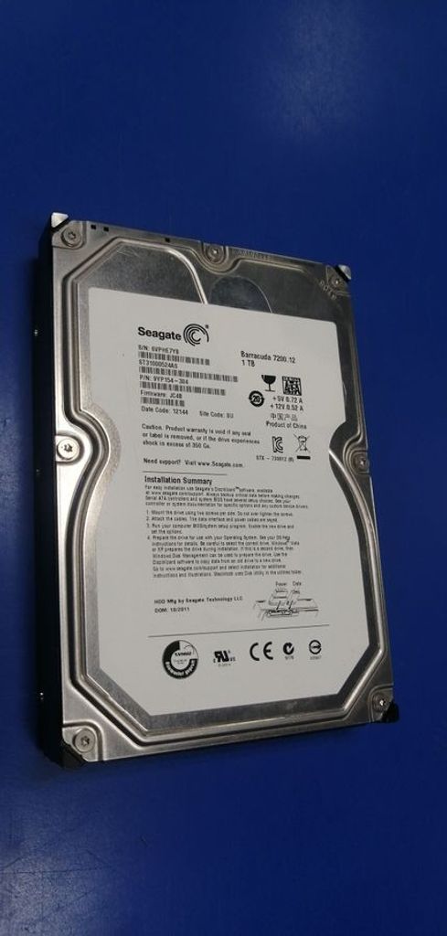 Оголошення Seagate barracuda 1 tb Б/У