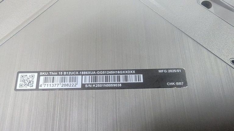 Msi 15/core i5-12450h ddr5/16gb ddr4/ssd 512 gb/geforce rtx2050 4gb Код:01-200864104. Зображення 5