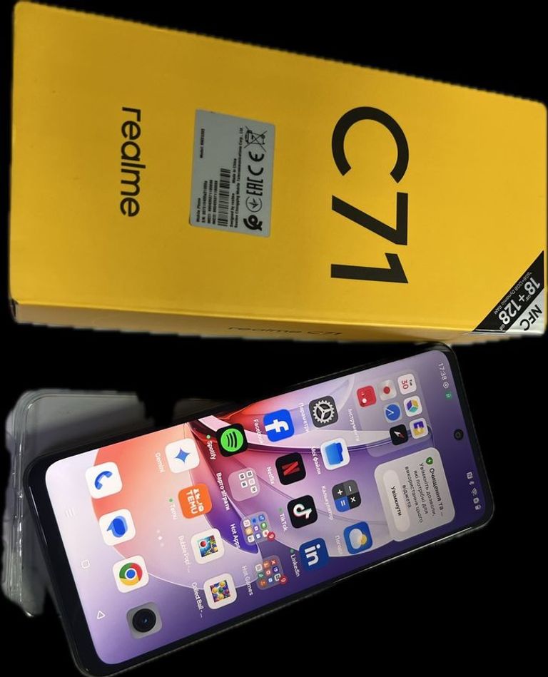 Дешево Realme c71 6/128gb з ломбарду