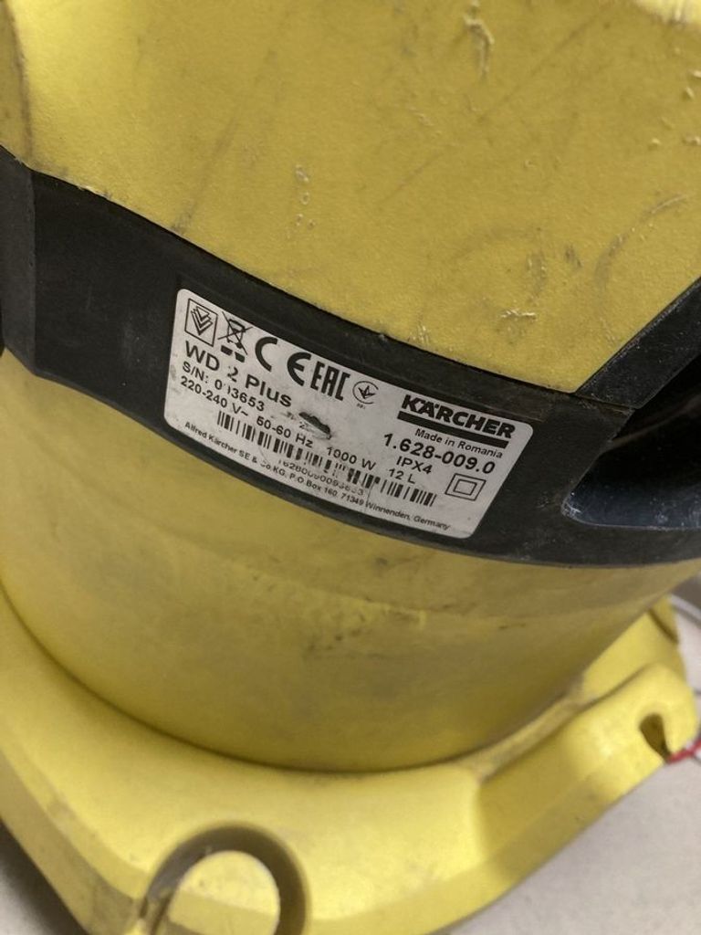 Объявление Karcher wd 2 plus v-12/4/18/c 1.628-009.0 Б/У